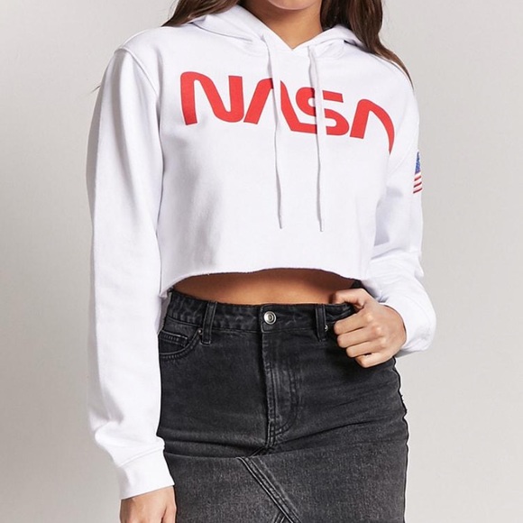 Chemistry NASA cropped hoodie size Large - Picture 2 of 9